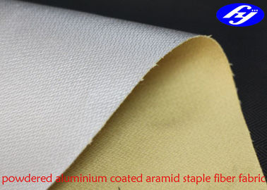 Powdered Aluminium Coated Aramid Fiber Fabric For Thermal Insulation