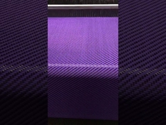 C03K15T-195-purple carbon fiber & aramid fiber hybrid fabric twill