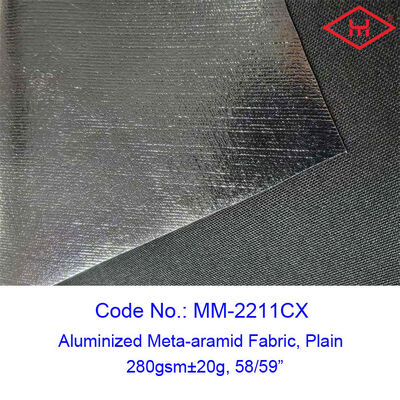 Water Repellent Meta-aramid Fabric 280 Grams Per Square Meter Flame Resistant Durable Textile For Protective Equipment