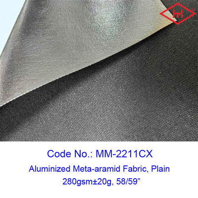 Water Repellent Meta-aramid Fabric 280 Grams Per Square Meter Flame Resistant Durable Textile For Protective Equipment