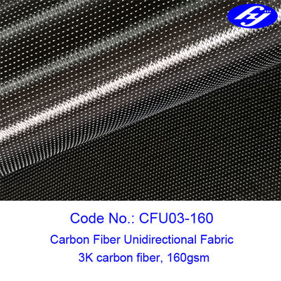 Tela unidirecional da fibra do carbono do forro 160gsm da prancha